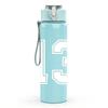 1PC Number Thirteen White Pattern 750ml Color Plastic Sports Water Bottle Leakproof Flip Straw Lid Suitable for Sports Office Home Use
