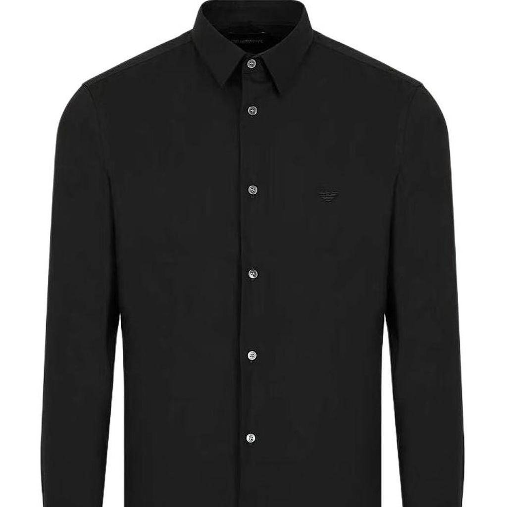 Emporio Armani Shirt Men's Black 8N1C09-1NI9Z-0999