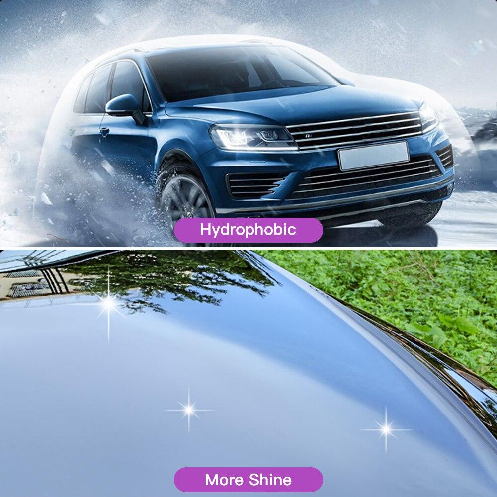 3 In 1 Car Ceramic Coating Nano Super Hydrophobic Protection Polishing Spraying Quick Coat Glass ,Wheel & Paint Care JB XPCS 44