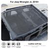Sunshade Full Mesh Shade Top Anti-UV Leateher Top Cover for Jeep Wrangler JL 2018 Up  4-Door Version Provide UV Protection Car Accessories