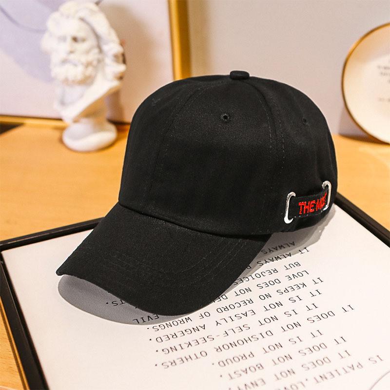 

Hiphop Baseball Cap With Embroidered Letters For Casual Men And Women BlackRed