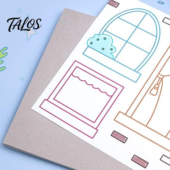 Thick Paper Coloring Sheets for Markers 2PCS Children Book, with 30 Pages, Drawing And Sketching Creative Activity Book Art Supplies, Portable