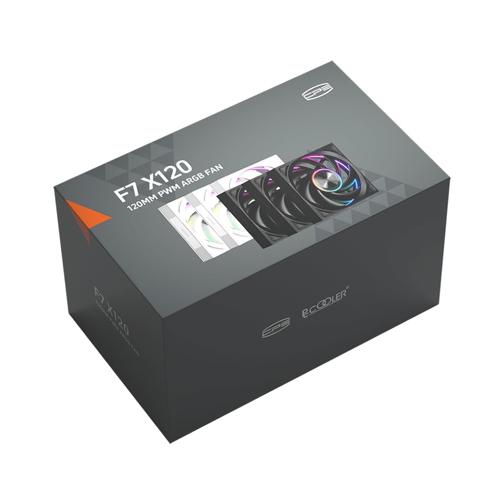 CPS ARGB Fan ARGB WH Japanese High-End "F7X120 3-in-1" [Official Distributor]