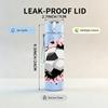 1PC Soccer Ball Break Wall Sport Print 750ml Color Plastic Sports Water Bottle Leakproof Flip Straw Lid Suitable for Sports Office Home Use