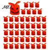 Halloween Souvenir Gift Packaging 48 Pcs Candy Bags, Kids Trick or Treat Goodie Cute Rabbit Transparent Cookie Bags with Drawstrings Ear Small Plastic