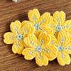 Hairpin Embroidered Cherry Blossom Hair Clip Side Clip Bun Decoration Macaron Color Hair Pin Hair Accessory