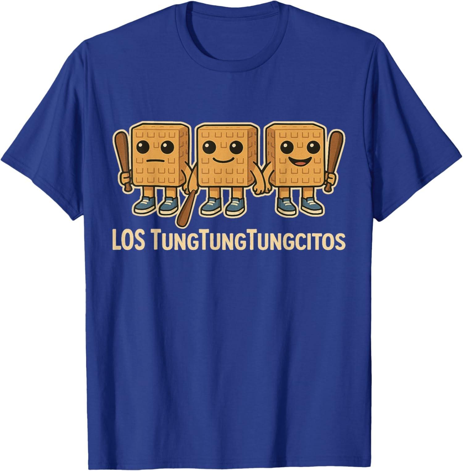Los TungTungTungcitos Brainrot italien Tung Sahur T-shirt unisexe S