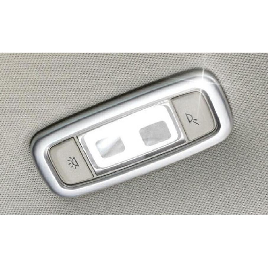 For BMW 7 Series 2016-2022 Matte Silver Rear Reading Light Lamp Decor Cover Trim