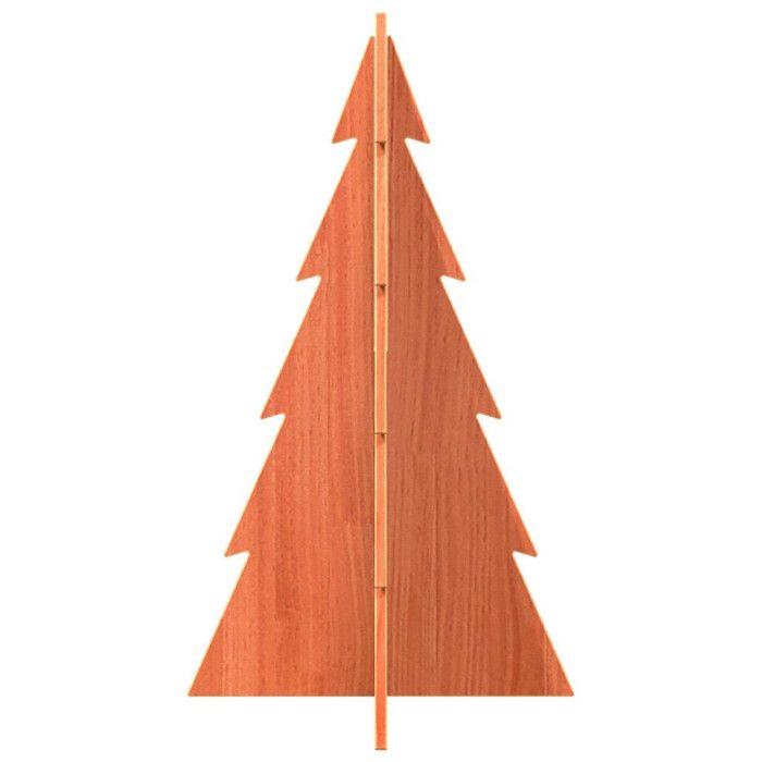 VidaXL Wooden Christmas Tree for Decoration 80 Cm Solid Pine Wood, Wooden Christmas Tree Decoration, Christmas Tree In 858170