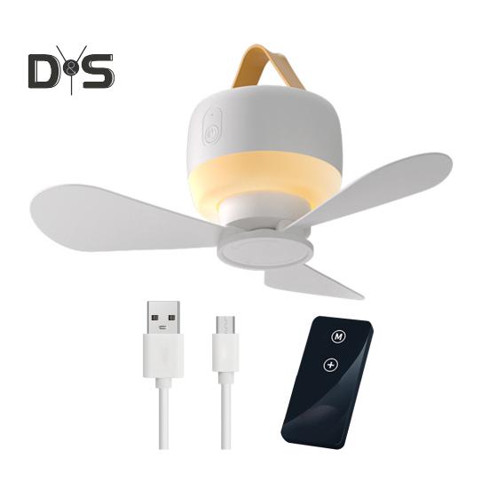 

Портативный потолочный вентилятор Mini 5V USB подвесные вентиляторы для палаток со светодиодной подсветкой и пультом дистанционного управления уличный дорожный навес вентилятор для спальни общежития автофургона кемпинга белый