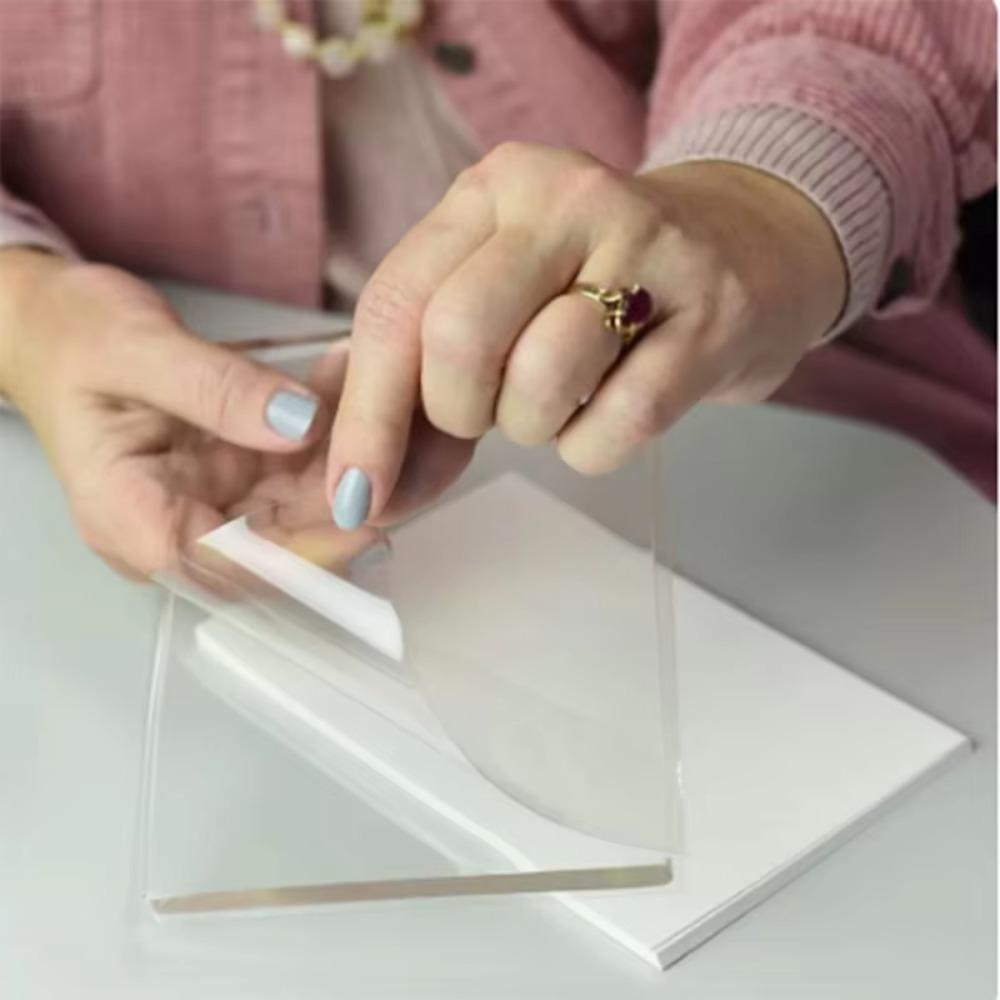 Placă cu gel transparentă Gel reutilizabil Arts Placă transparentă Nouă placă de imprimare cu gel Materiale pentru imprimare