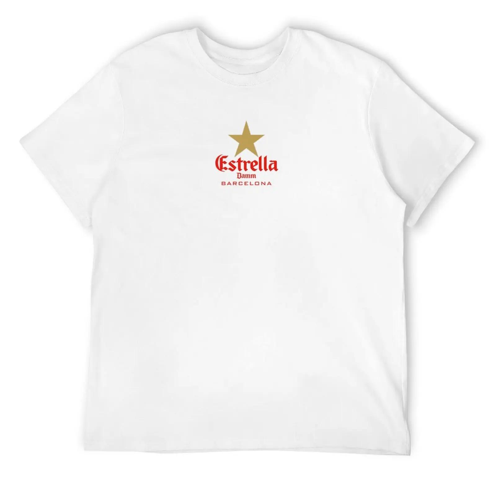 

Estrella Damm for Fans T-Shirt Anime T Shirts Graphic Tee Shirt Mens Plain T Shirts 2026 T-Shirt Oversized T Shirt Vintage S