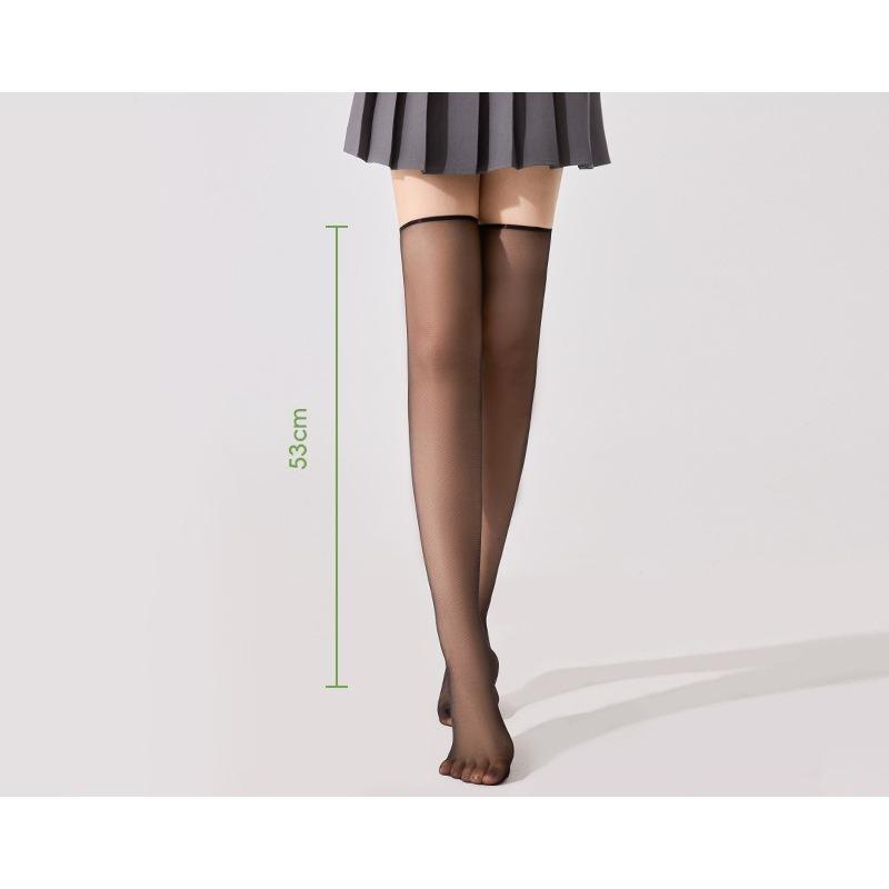 Pineapple Socks, Anti-snagging Silk Calf Socks, Ultra-thin Silk Socks, Women's Thin Flesh-colored Half-length Beauty Socks, Mid-calf Crystal Socks