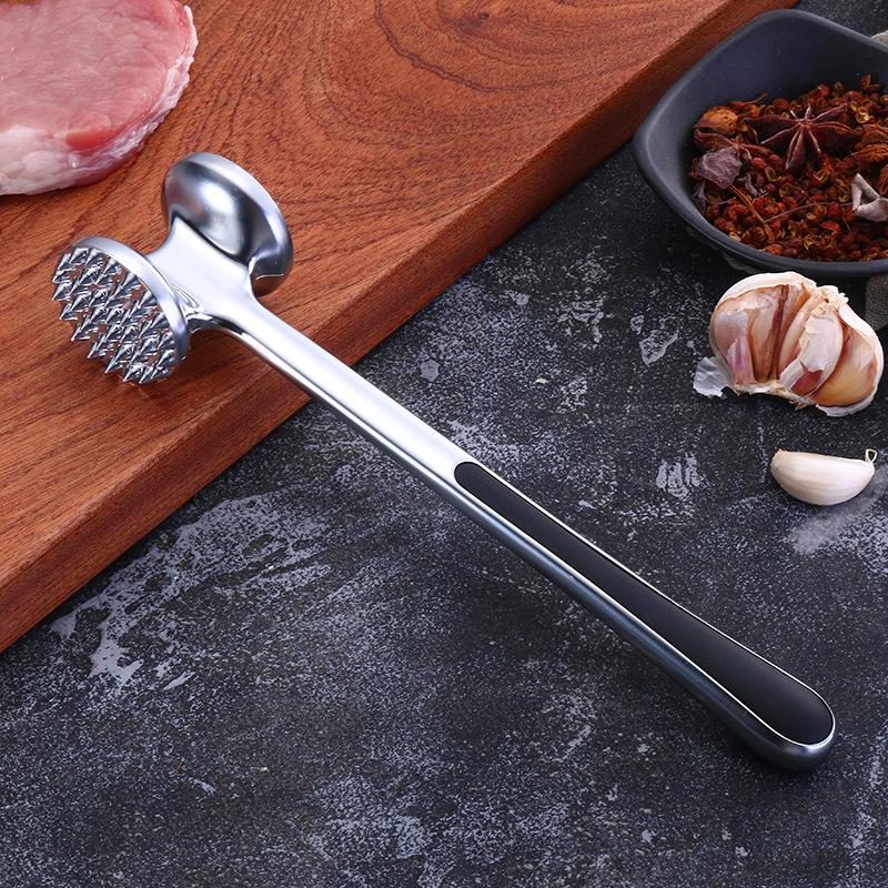 New Kitchen Hammer Meat Loose Meat Hammer Alloy Material Steak Pork Chop Plus Meat Tender Needle Double-sided Solid Special