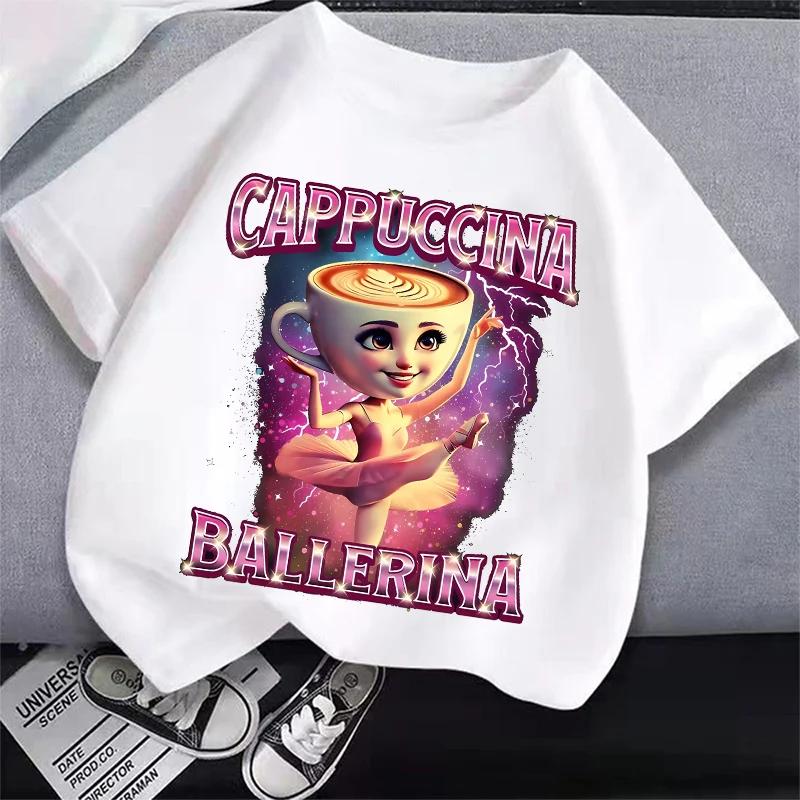 Children's Summer T-shirt Tung Tung Sahur Children's T-shirt Fun Meme Short Sleeve Men's and Women's Top