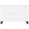 Sideboard White 101.5 X 35 X 70 Cm Particleboard