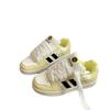 Zhao Ruth Light Yellow Color Scheme Velvet Warm Bread Shoes Women's New Versatile Student Board Shoes