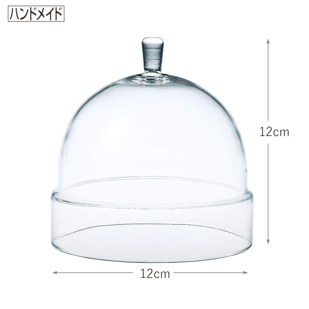Toyo Sasaki Glass Glass Dome, 120cm Glass Dome, Cake Dome, Cake Cover, Cake Stand, Dessert Cover, Dessert Plate, TS44040