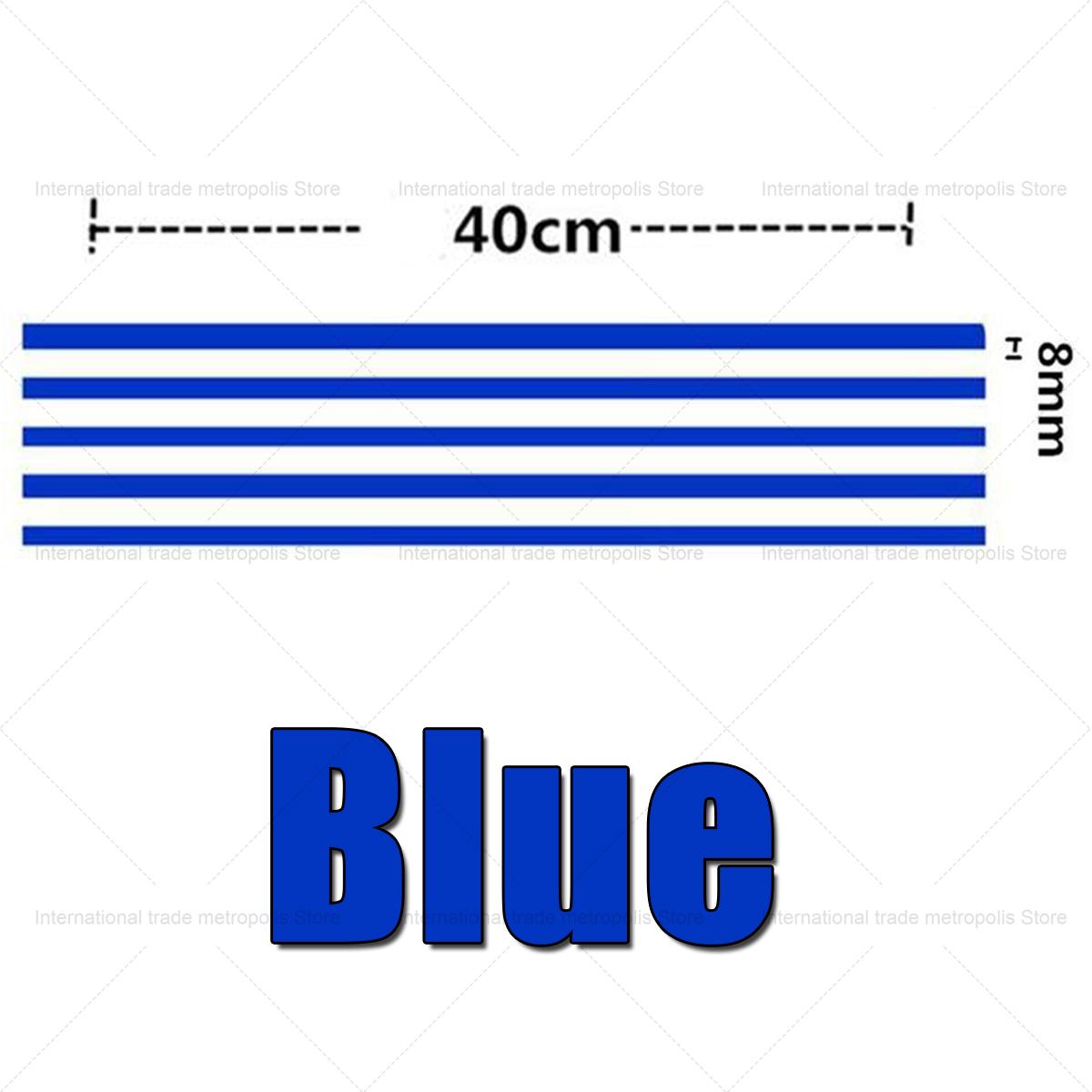 

1 комплект, светоотражающие автомобильные полоски, наклейки на передний капот, гриль, наклейки, водостойкие автомобильные украшения, автомобильные наклейки для Vw Golf 6 7 синий