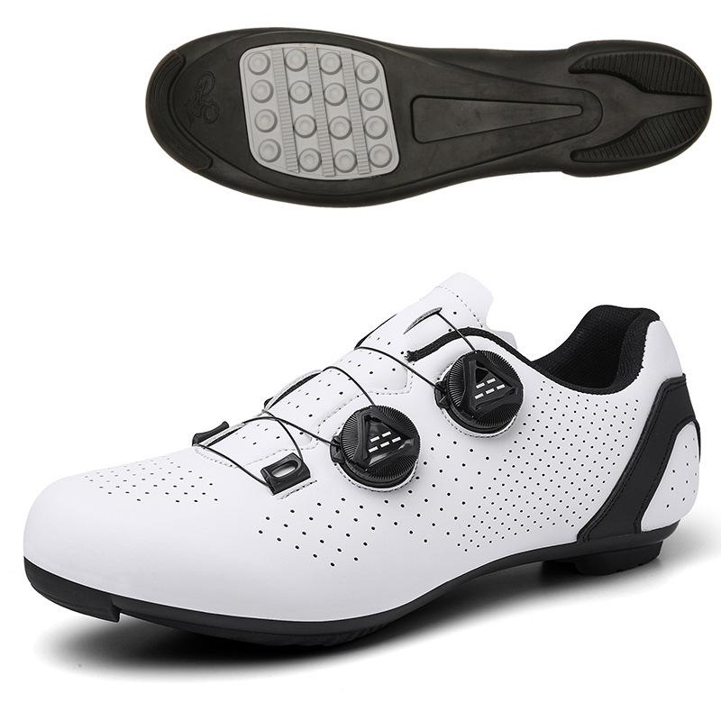 Unisex Breathable Lockable Cycling Shoes - Men's Road & Non-Lock Mountain Bike Shoes Available