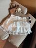 Ballet-Inspired High Waist A-Line Lace Chiffon Skirt for Women
