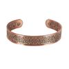 Vinterly Pure Copper Bracelets Vintage Viking Yggdrasil 15mm Adjustable Cuff Bangles Health Energy High Magnet Jewelry Resizable