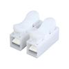 50pcs Quick Terminal Connector 1P 2P Cable Wire Connectors Spring Wire Connection Terminals Terminal Block Connector