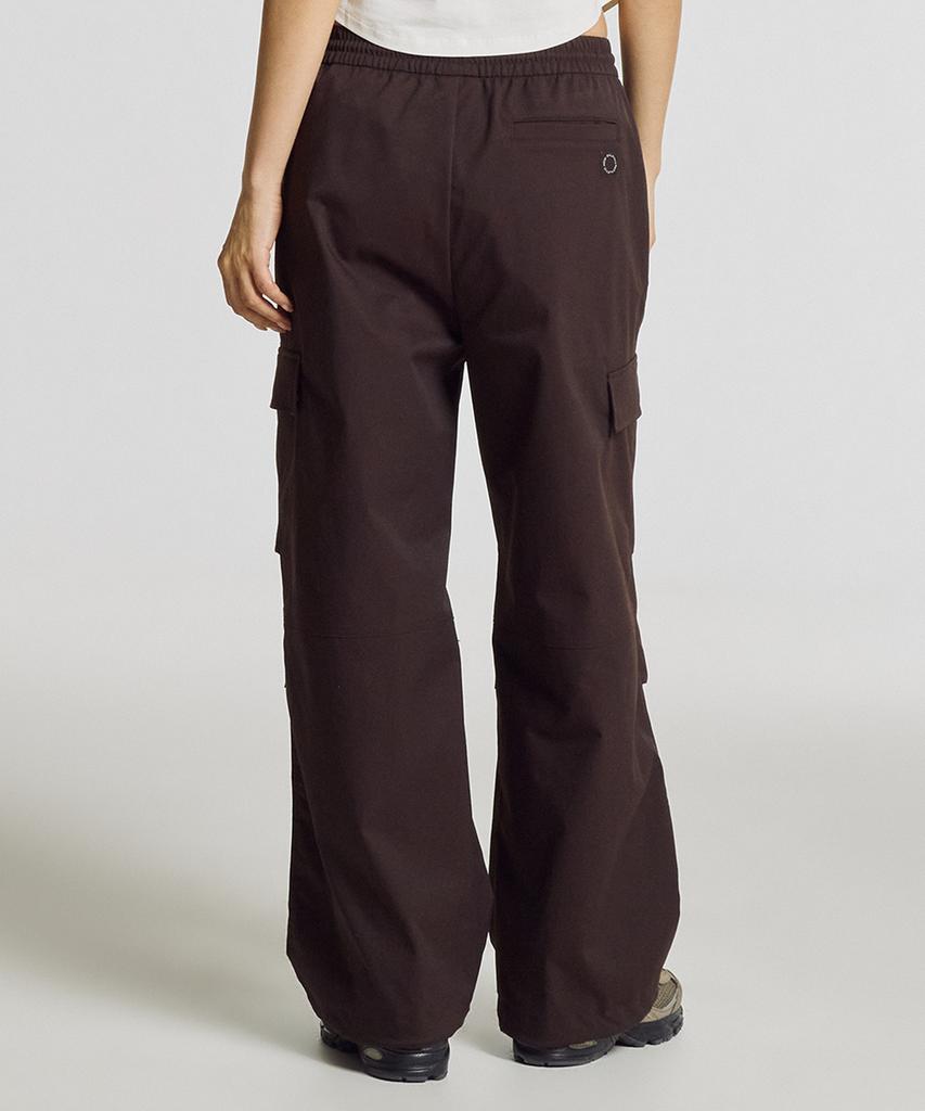 Nyuballanseu Nbntg2W322 / Women Essential Woven Cargo Wide Pants (Brown)