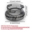 Aluminum Alloy Single Dose Hopper for Breville Coffee Grinder, Blower for Breville 870, BES875, BES878, BES880