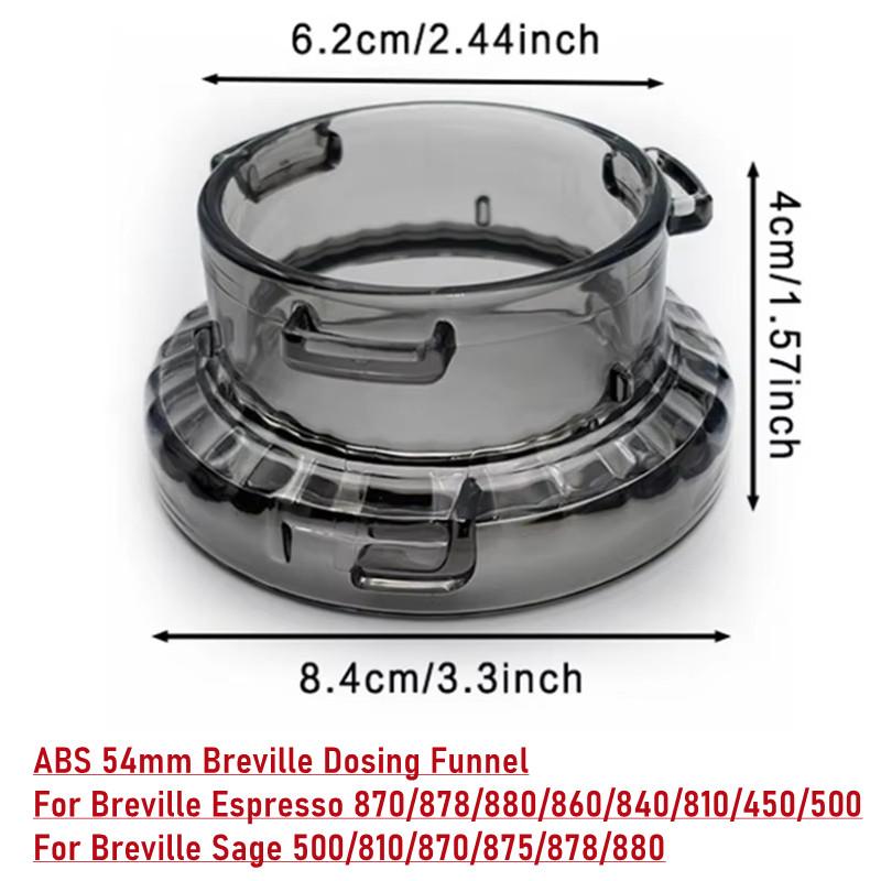 Aluminum Alloy Single Dose Hopper for Breville Coffee Grinder, Blower for Breville 870, BES875, BES878, BES880