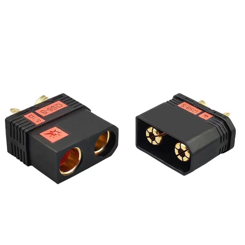 Anti Spark QS8-S Connector Gold Plated RC Accessories New QS8P-S Battery Plug for RC Model Car