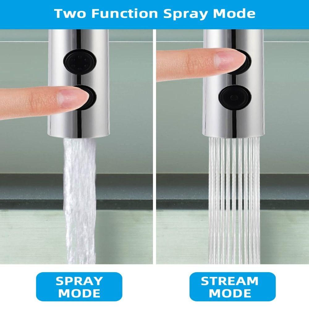 Chromová výsuvná hlavice sprchy dřezu G 1/2 Hlavice sprchy Hlavice baterie Náhradní díl Kuchyně Koupelna