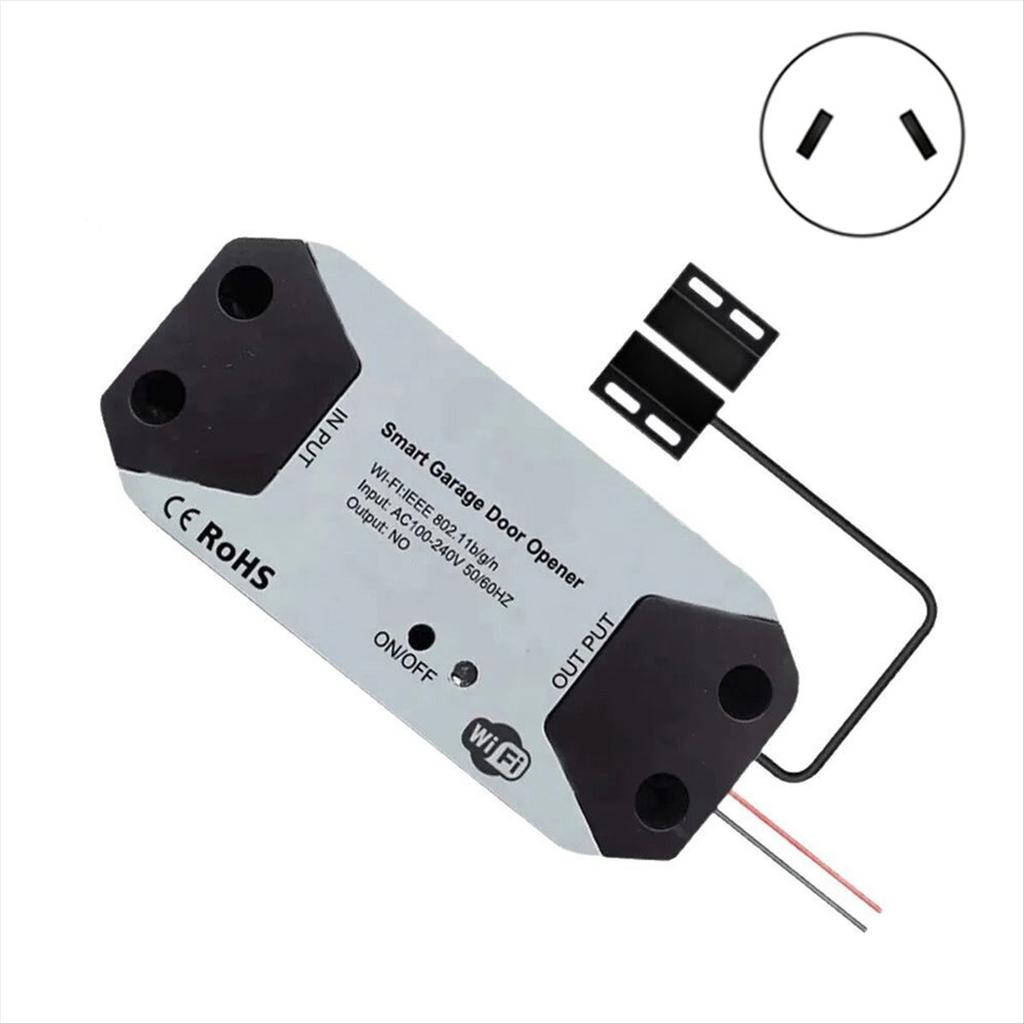 Smart Garage Door Opener Controller Compatible with for , Home, & Tuya,Voice & App Control AU PLUG