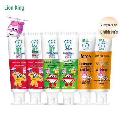 Kids Fluoride Xylitol Anti-Cavity Toothpaste (Strawberry, Mandarin, Grape) 2-12 Years