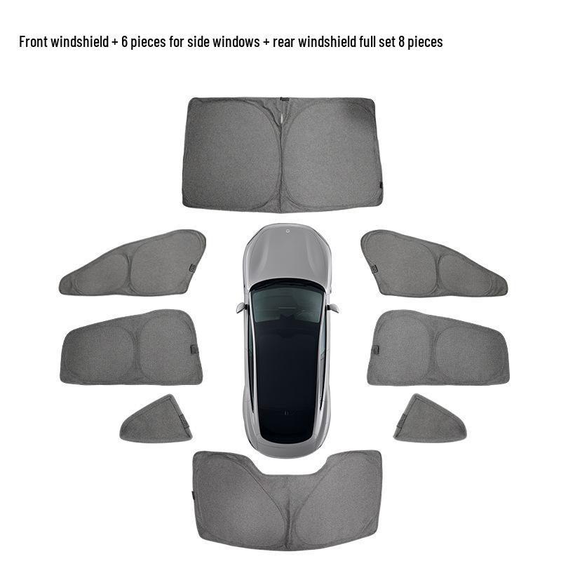 Xiaomi SU7 Dreifach geschützter Hitzebeständiger Undurchsichtiger Auto-Sonnenschutz