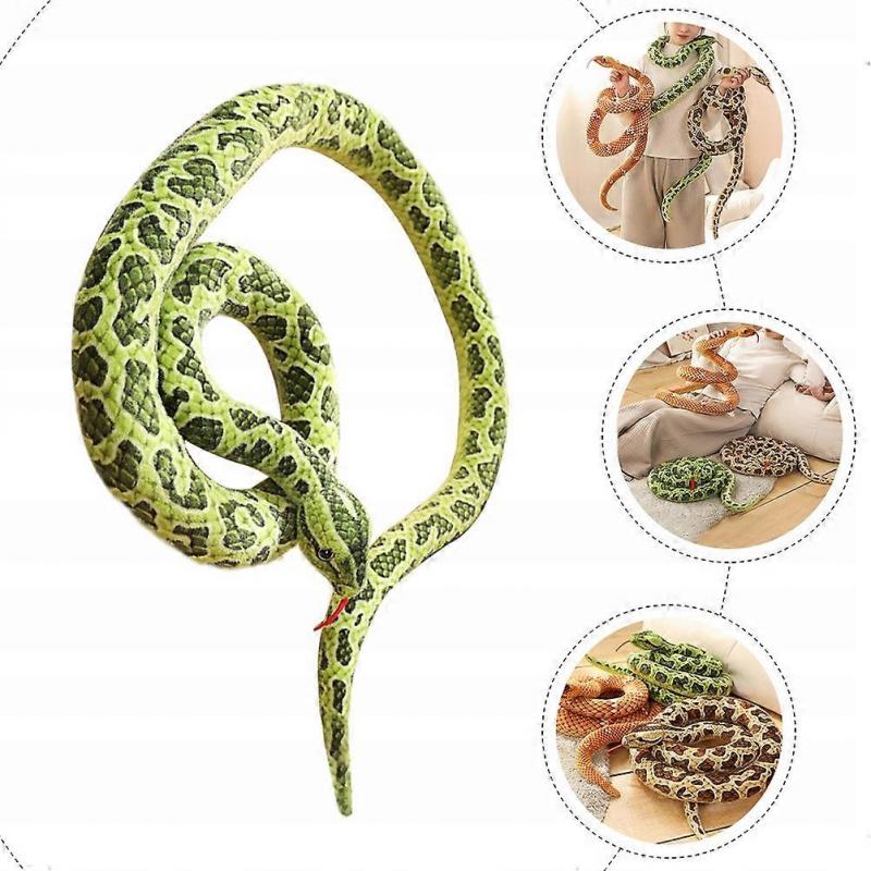 Plush Snake Halloween Decorations Pillow Toys