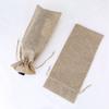 Red Wine Gift Burlap Wedding Linen Champagne Pouch Wine Bottle Covers Packaging Bag Wine Bags