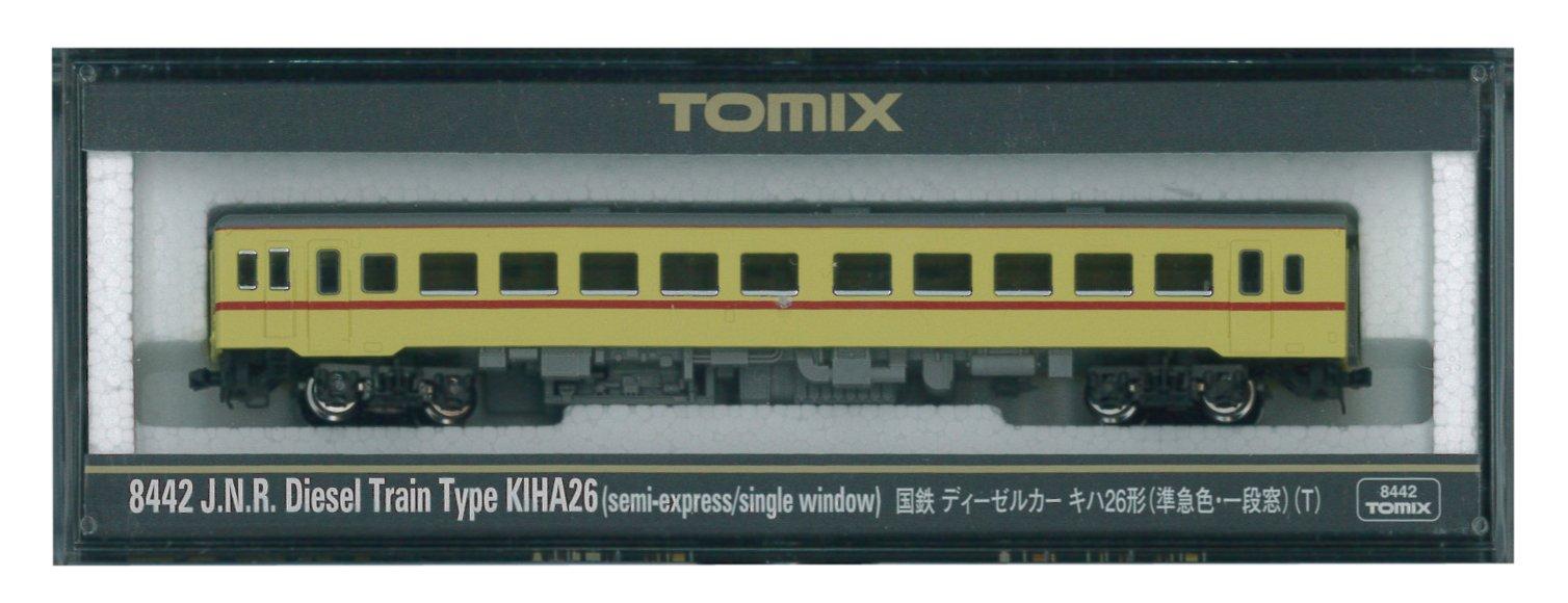 TOMIX N Gauge Kiha 26 Color Single Window T 8442 Railway Model Diesel Car Semi-Express