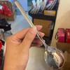 8pcs Stainless Steel Hammering Spoon Set - Suitable for Soup, Catering And Kitchen Use