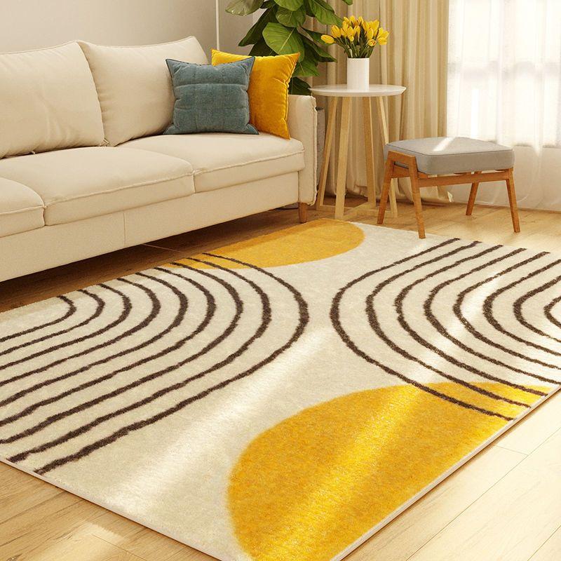 Living Room Carpet Coffee Table Mat Bedroom Floor Mat Girl's Dirt Resistant Foot Mat Can Be Cut