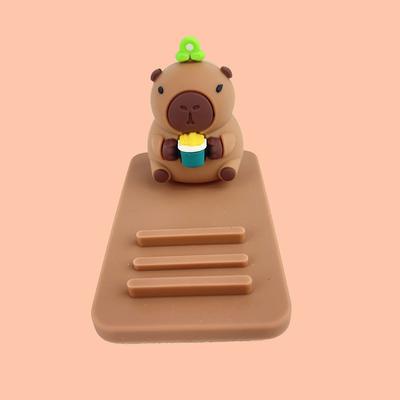 Kreative Capybara Handy Tablet Ständer Cartoon Desktop Ornamente Tragbarer Lazy Handy Ständer Zubehör