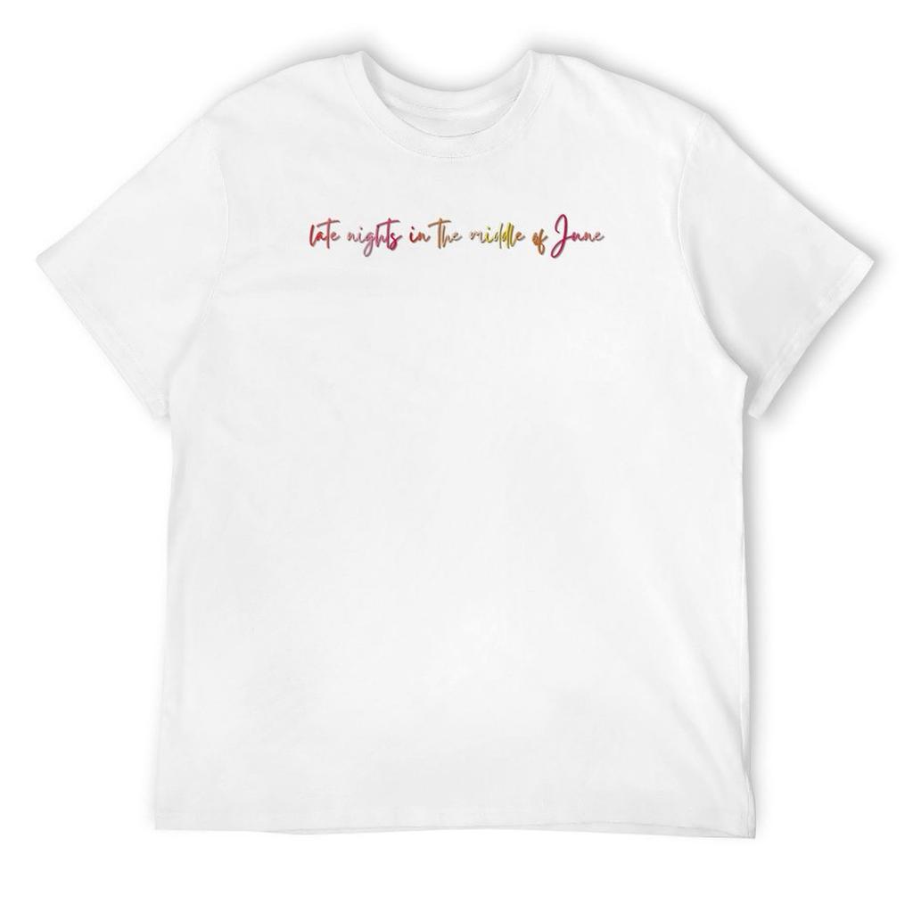 heat waves middle of June sunset T-Shirt vintage clothes anime tshirt blanks customs design your own Men's t-shirt