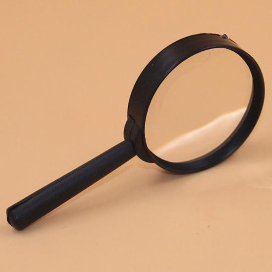 Lupe Handheld 5X Vergrößerung 60mm Glas Handheld Zeitungslesewerkzeuge
