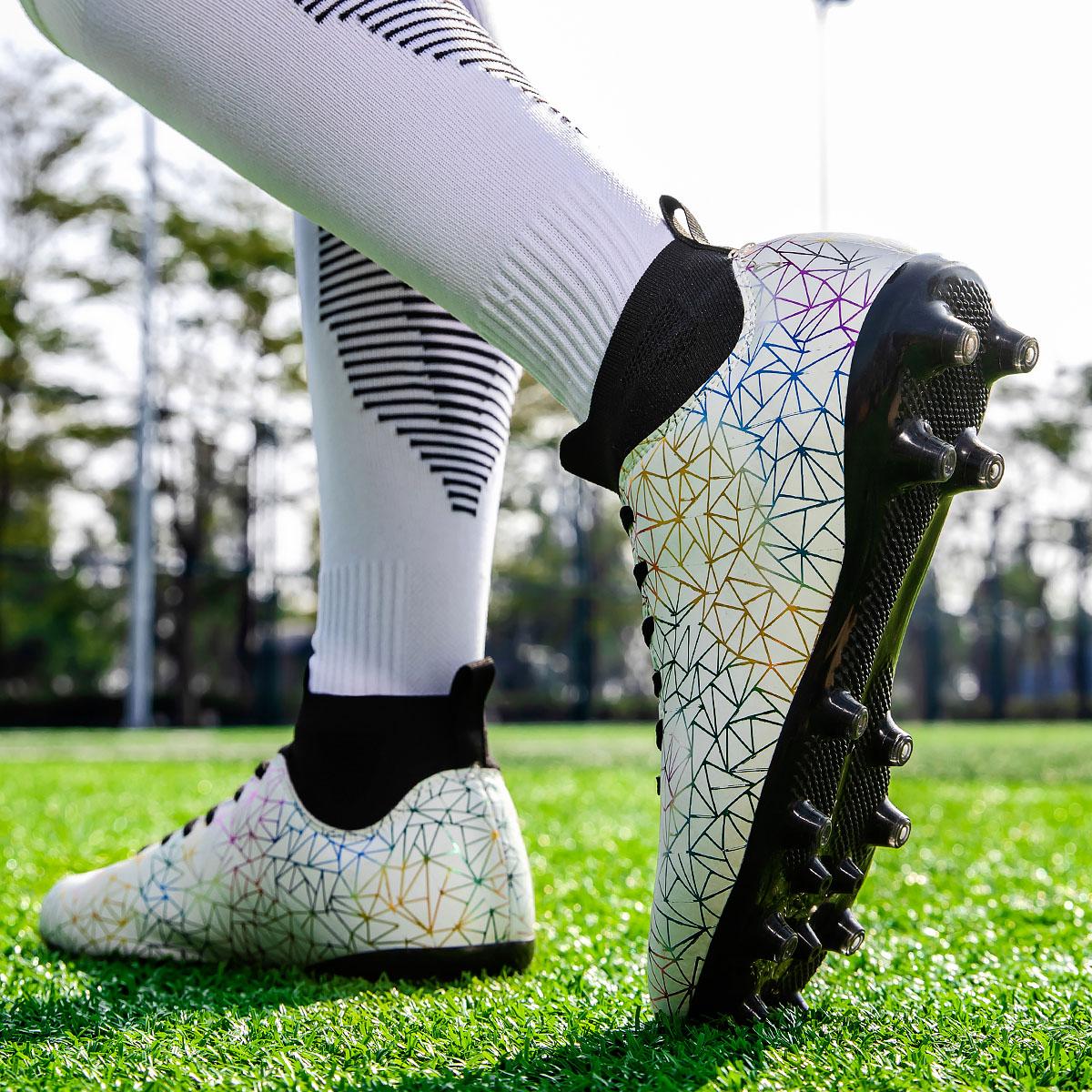 Мужские футбольные бутсы подростковые дышащие футбольные бутсы профессиональная игровая — фото 8