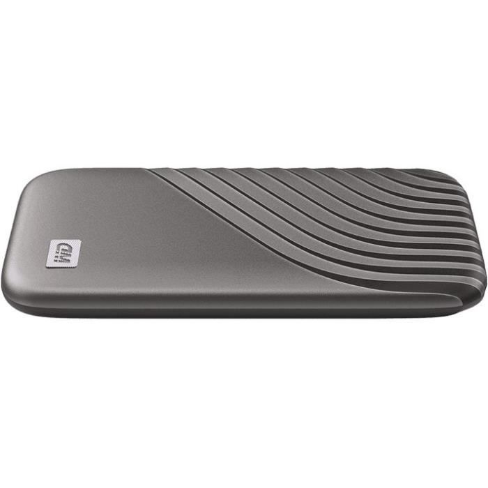 Wd my passport™ - ssd externe - 1to - usb-c - gris (wdbagf0010bgy-wesn)