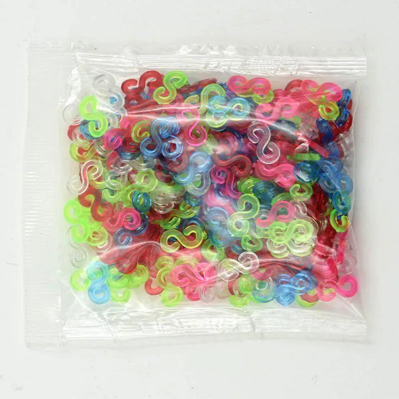 600pcs DIY Toys Rubber Bands Loom Set Kid DIY Bracelet Silicone Rubber Bands Elastic Weave Loom Bands Toy for Kids Goods