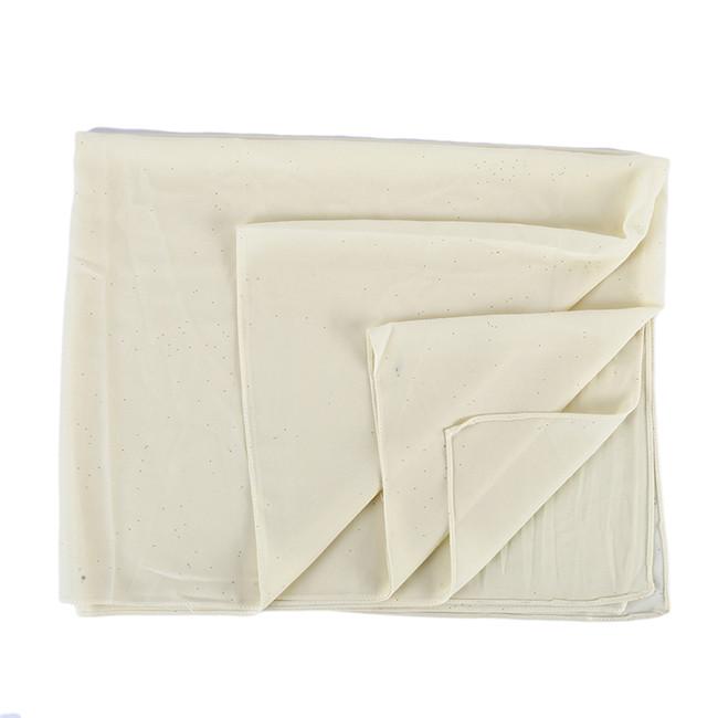 Solid Color Gold Powder Scarf Pearl Chiffon Malaysia Muslim Hijab Wrap Elegant Shining Scarves Shawl
