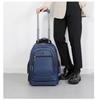 2024 Stylish Rolling Backpack for Students - Large Capacity for Men & Women