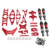 MJX Hyper Go 14301 14302 14303 RC Car Metal Steering Cup Upper Lower Swing Arm Set Shock Tower Bracket Body Post Upgrade Parts