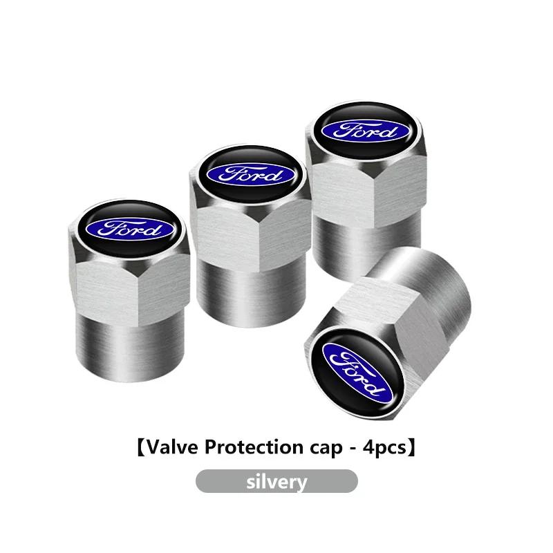 

Car Sticker 2026 For Ford 4pcs Car Tire Valve Caps Wheel Air Stem Cap Cover Accessories For Ford Escape Ecosport Fusion Explorer